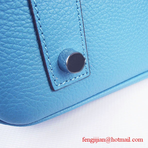 Hermes Birkin 40cm Togo Bag Light Blue 6099 Hermes Birkin 40cm Togo Bag Light Blue 6099